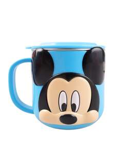 Disney 1个260毫升迪士尼3D卡通不锈钢冷热两用杯，家用/办公饮具，可拆卸不锈钢内胆，可重复使用防烫咖啡/牛奶/水杯，可用洗碗机清洗，是派对、生日、返校、婚礼、节日的理想礼物 - 彩色 - 查看 9