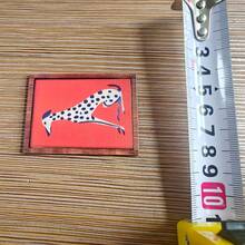 2D Flat, 2D Flat Single Miniature Dollhouse Accessory - "Love Actually" Inspired Wooden Decorative Item With Red Text, Background And Gold Accents, Miniature Scene Model, 2D Flat - C - View 4
