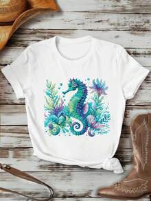 Women T-Shirts - White - View 1