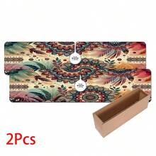1pc Bohemian Pattern Printed Faucet Mat, Durable Polyester, Quick Drying, Easy To Clean, Suitable For Kitchen And Bathroom, Easy To Install, Daily Decor, Gift, Bathroom Mat, Durable Faucet Mat, Faucet Accessory - Multicolor - View 15