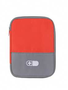 A Portable First Aid Kit Pouch | Large Capacity Emergency Kit Bag With Cross Emblem, Durable, Travel-Friendly Medicine Storage Organizer, Zipper Closure, Available In Multiple Colors - Multicolor - View 14