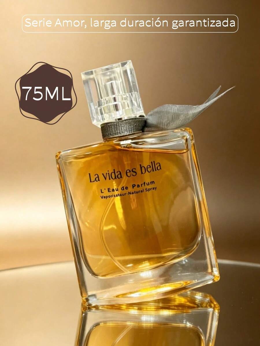 La Vida Est Belle Perfume For Women, Elegant Sweet Floral Fragrance, Long Lasting, Ideal For Everyday Use And A Special Gift, Mother's Day Gift - 珊瑚玫瑰 75 毫升 - 查看 1