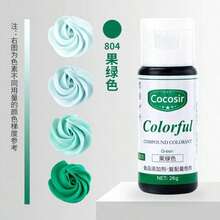食品色素組 - 30ml 鮮豔食品染料 無味液體顏色，適用於蛋糕裝飾、烘焙、復活節彩蛋、糖霜、翻糖、烹飪、史萊姆製作 DIY 供應品組 - 彩色 - 查看 9