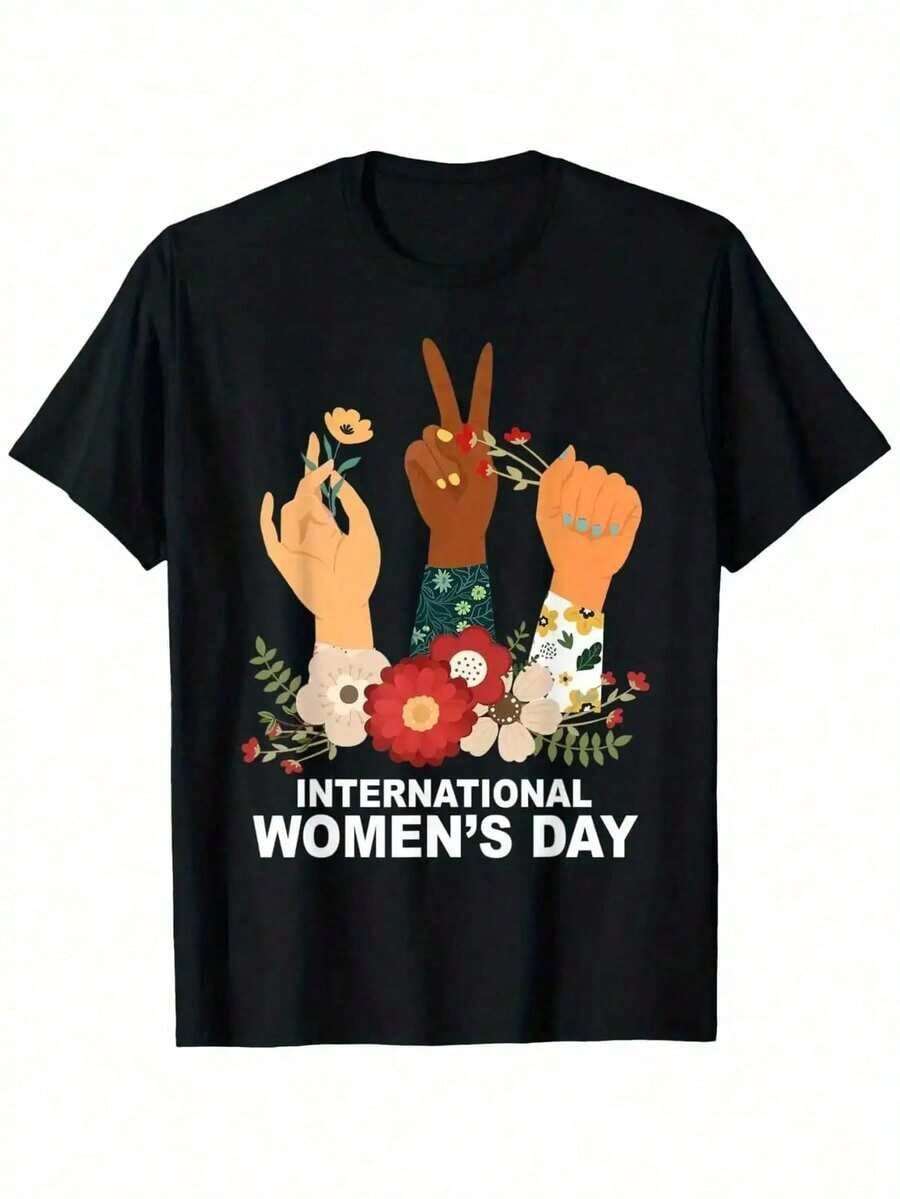 Unisex Size. Women's Plus Size Summer Cotton T-Shirt. 1PC Women's Casual Butterfly Graphic Round Neck Short Sleeve T-Shirt Knitted Fabric Regular Length Top Slight Stretch T-Shirts Sweat-Absorbent Material, Soft And Skin-Friendly. - 黑色 5 - 查看 1