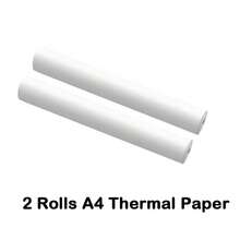 1/2/4/8 Rollen 3-fach A4 Thermodrucker Papierrollen, 21,08 cm breit, schnell trocknend, kompatibel mit den meisten tragbaren Thermodruckern auf dem Markt - Übersicht 11