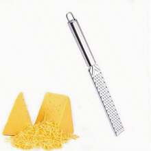 2/1pc Stainless Steel Lemon Zester With Long Handle - Ideal For Grating Chocolate, Cheese And Fruits - Perfect For Outdoor Camping And Home Use - Multicolor - View 3
