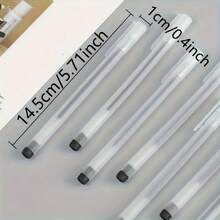 Bộ 10/20/30/50 bút bi gel mờ trong suốt tối giản, đầu bút mảnh 0.5mm, mực đen viết trơn tru, thích hợp cho trường học, văn phòng phẩm, văn phòng phẩm thẩm mỹ, phù hợp cho nhật ký và ghi chú. - Nhiều màu - Xem 5