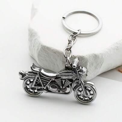 1 móc khóa xe máy phong cách Punk sáng tạo, móc khóa biker cổ điển, phụ kiện xe máy unisex làm quà tặng cho bạn trai/bạn gái