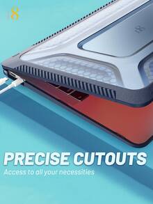 Ốp lưng D8, ốp lưng PC TPU, ốp laptop nữ dễ thương, bảo vệ mỏng nhẹ, chống trầy xước, chống bám vân tay, trong suốt mờ, kiểu dáng thời trang, tương thích với MacBook Air 13 13.6 inch, M1 M2 M3 Air Case, A2681 A3113 A2337 A1932 A1466. - Xem 8