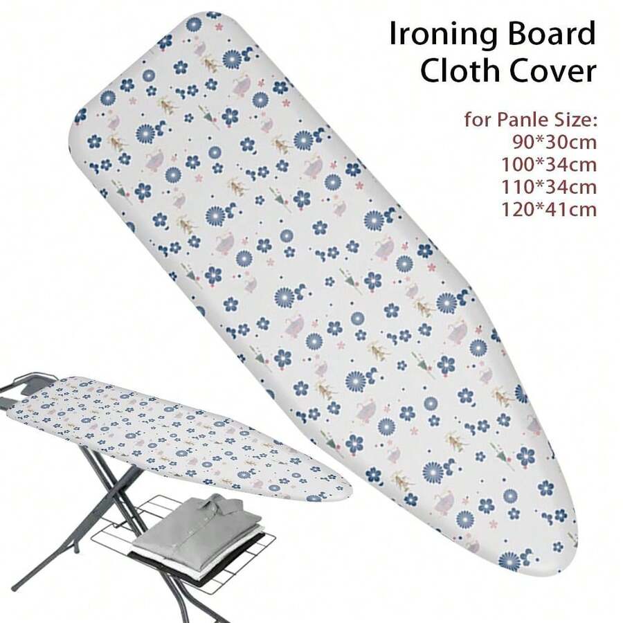 1Pc Durable Ironing Board Cloth Universal Thickened Ironing Board Cover Pad Resistant Scorch Heavy Heat Resistant Printed Padded - A - View 1