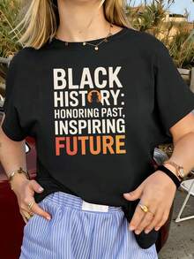 Women T-Shirts - Black - View 1
