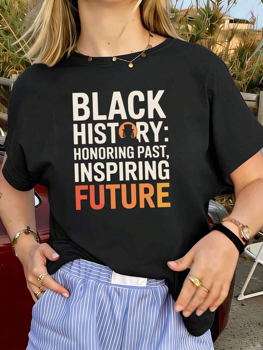 Women T-Shirts - Black - View 1