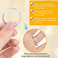 Ring Adjuster, Suitable For Loose Rings, Invisible Ring Sizer Adjuster, Ring Pad Tightener, Can Make Rings Smaller - Regulator - View 5