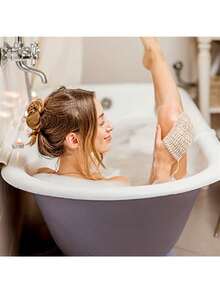 5 túi đựng xà phòng tái sử dụng, có dây rút, có thể dùng làm túi lưới tẩy tế bào chết hoặc bàn chải khô, màu be tự nhiên, thích hợp cho phòng tắm và trang trí nhà cửa. - Nhiều kiểu dáng - Xem 7