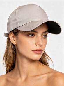 1pc Y2K Unisex Retro Baseball Cap, Solid Color, Adjustable, Classic Low Profile Unstructured Hat, Suitable For Outdoor, Golf, Summer, Casual, Versatile, Perfect Gift For Men And Women - Baseball Cap - View 11