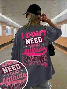 Camiseta retro de campus de Los Ángeles 1993, corte regular, estilo vintage lavado 2026, cómoda parte superior con efecto desgastado de manga corta, ropa casual de verano inspirada en Pinterest - Gris Oscuro - Ver 1