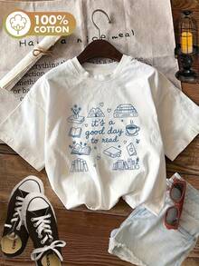 Women T-Shirts - White - View 6