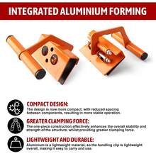 Heavy Duty Drywall Carrying Tool Metal Gripper/Clamps For Moving Panels - Orange - View 4