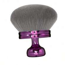 1 pieza Brocha de maquillaje autobronceadora extra grande, brocha de maquillaje corporal suave para mezclar, difuminar, aplicar autobronceador, polvo, loción, crema en la cara, espalda, piernas, con mango largo - Multicolor - Ver 16