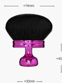1 pieza Brocha de maquillaje autobronceadora extra grande, brocha de maquillaje corporal suave para mezclar, difuminar, aplicar autobronceador, polvo, loción, crema en la cara, espalda, piernas, con mango largo - Multicolor - Ver 14
