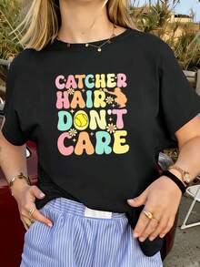 Women T-Shirts - Black - View 1