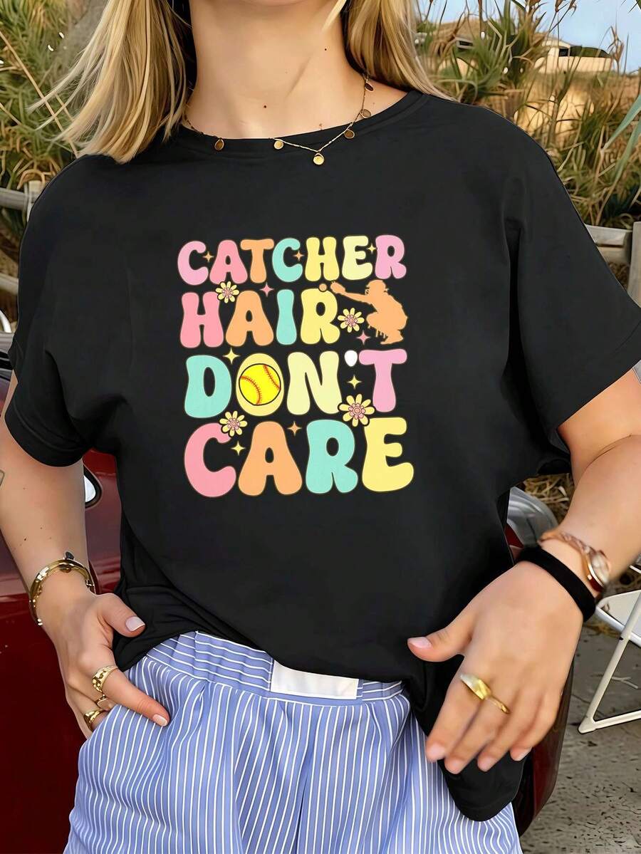 Women T-Shirts - Black - View 1
