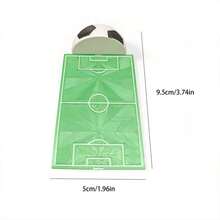 3D Football Field Bookmark, Creative Student Reading Clip, Magnetic Football Themed Bookmark, Decorative New Style - Square - View 4