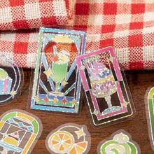 Ancient Tea Hot Pot Silver Window PET Stickers Soda Pudding, Journal Decoration, Collage - Color - View 4