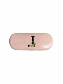 Hard Eyeglass Case With A-Z Letter & Pink Daisy Flower Print, Portable Protective Eyewear Case, Waterproof Dustproof Glasses Storage Box, Suitable For Students Daily Use, Mother's Day Gift, Fits Regular Glasses And Fashion Glasses - Multicolor - View 36