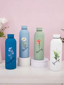 1個客製化雙層不鏽鋼咖啡杯 運動水壺 500ml/17oz 可客製姓名保溫隨行杯 真空保溫瓶 - 彩色 - 查看 7