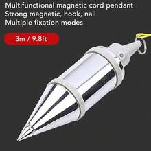 3m Flexible Magnetic Plumb Line, Adjustable, Suitable For Building, Home Decor And Precision Level Measurement, Gift For Father's Day - 3M - View 6