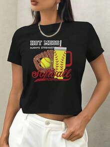 Women T-Shirts - Black - View 1