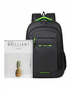 Large Capacity Laptop Backpack For Men, Water-Resistant Multi-Pocket Business Travel Rucksack, Lightweight College School Bag For 15.6 Inch Notebook, Work Daypack Cabin Bag Fathers Day Gift - Multicolor - View 4