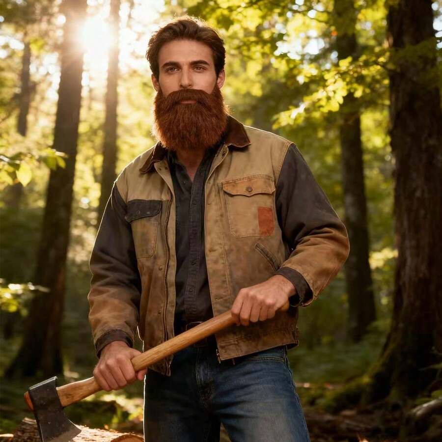 1 Set Fake Mustache Costume, Men's Makeup Facial Accessories, Masquerade Ball, Cosplay Party Prop - Multicolor - View 1