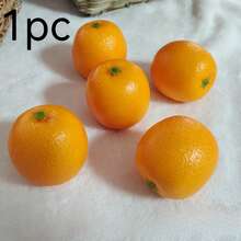 Artificial Oranges, Plastic-Look Oranges, Artificial Oranges, Decorative Fruit Trays, Suitable For Furniture Decoration, Kitchen Decoration, Window Displays, And Photography Props. - Orange-6pcs - View 13
