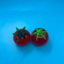 Pelota antiestrés en forma de tomate - Irrompible, aprieta para liberar el estrés - Multicolor - Ver 8