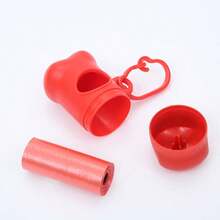 1pc Colorful Bone Shaped Portable Pet Dog Poop Bag Dispenser, Comes With 15 Disposable Bags, Suitable For Outdoor Walking & Training, Random Color Bags - Multicolor - View 10