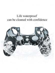 1 ốp bảo vệ tay cầm chơi game khắc laser, thiết kế vân chống trượt, chống trầy xước, chống trơn trượt, chống mồ hôi, chống sốc, nâng cao trải nghiệm chơi game. - Xem 3