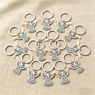 10pcs Key Chains, Car Key Rings, Bag Charms - Inspirational Gifts For Family And Friends, Thanksgiving, Fun Gifts, Summer Gifts, Holiday Gifts, Birthday, Wedding And All Occasions