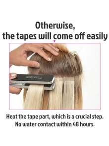 150grams Tape In Hair Extensions Human Hair,#60 Platinum Blonde 16-26inch,20Pcs/50Grams,100% Brazilian Remy Tape Ins Real Human Hair Extension,Christmas Birthday Gift For Women, Perfect For Daily Party & Wedding Use, 4-5 Packs To Add Length & Volume - ST4/27 - 查看 9