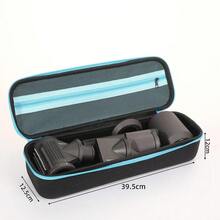 Caja de almacenamiento para secador de pelo , bolsa de almacenamiento para herramientas de peluquería, bolsa de almacenamiento para rizadora y plancha de pelo, bolsa de almacenamiento para secador de pelo de EVA. - amoratado - Ver 14