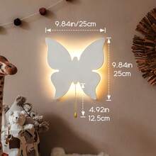 1/2 Packungen Hängende Nachtlichter: Wolken, Sterne, Mond, Schmetterlinge und mehr LED-Nachtlichter mit Zugschalter - perfekt für Kinderzimmer, Kindergärten und Spielzimmer - polychromatisches Licht - Übersicht 12