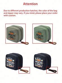 Portable Mini Medicine Pouch With "Medicine Pouch" And Pill Pattern, Medicine Storage Bag, Compact Pill Organizer Box And First Aid Kit | Suitable For Daily Use, Outdoor Activities, Dormitory Portable Medicine Storage | Multi-Functional Fabric Emergency Kit, Suitable For Health-Conscious Use Anytime, Anywhere, Suitable For Travel, Outdoor Activities, Birthday Gifts, Holiday Souvenirs, Back To School Gifts, Graduation Gifts - Multicolor - View 10