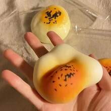 1 pièce Jouet squishy réaliste de nourriture, soulagement du stress tactile, jouet à presser, décoration de bureau, cadeau idéal pour Noël, Halloween et les fêtes - multicolore - Voir 10