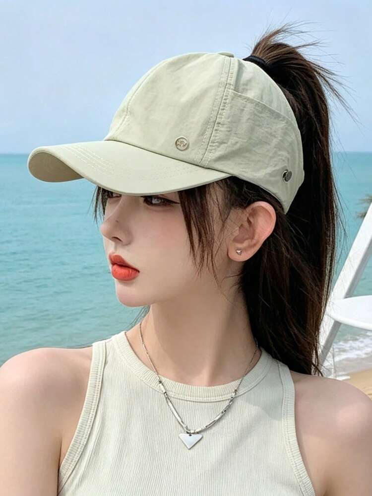 1 chiếc mũ lưỡi trai nhẹ, thoáng khí, nhanh khô, thích hợp cho du lịch ngoài trời, leo núi, chống nắng cho cả nam và nữ. Quà tặng cho học sinh và các cặp đôi, đi biển, lễ hội. - Mũ KT nhanh khô - Xem 6