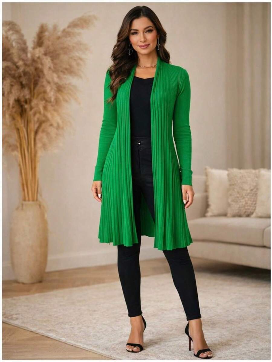 Women Coats - Verde Oscuro - Ver 1