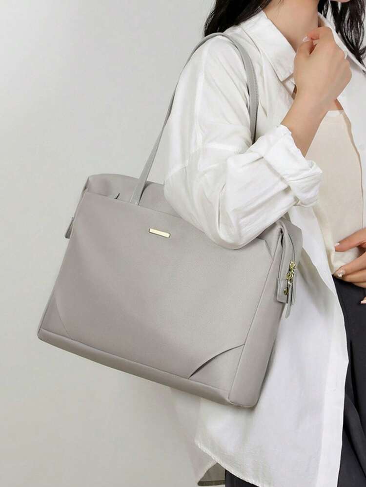 1. Túi xách đeo vai đựng máy tính xách tay đa năng, dung tích lớn 14 inch, kiểu dáng đơn giản và thời trang, tương thích với Macbook. - Nhiều màu - Xem 2