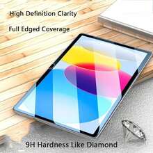 1pc Tempered Glass Screen Protector - High Definition, High Transparency, Anti-Scratch, Anti-Drop, Full Screen Coverage, Strong Anti-Fingerprint, Sensitive Touch, Compatible With IPad (10th Gen) / 11 1A16 (2025) / Air 11-Inch (2026) / 12 11-Inch (2026) - 1pack - View 4