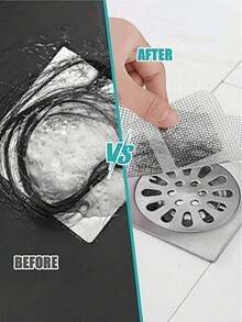50pcs Disposable Drain Anti-Clogging Filters, Disposable Shower And Bathtub Hair Collectors, Easy-To-Install Drain Filter Stickers, Kitchen Sinks And Laundry Room Disposable Drain Covers That Effectively Clog Hair And Prevent Insects - Multicolor - View 10