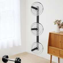 Weight Plate Storage Racks, Wall Mounted Weight Plate Holder, Bumper Plate Storage For Home Gym, Fit 1.89" Plates, Dumbbell Rack Weight Stand Total Load-Bearing Capacity 476.3 KG - Black - View 3